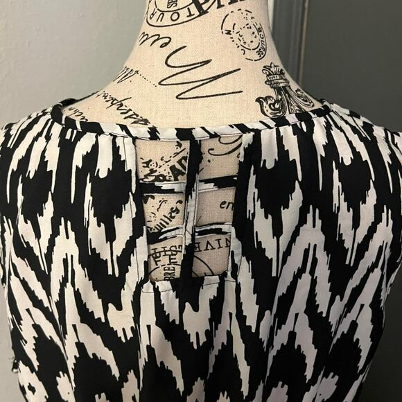 Summer tank dress super fun black and white 2XL - Picture 7 of 8